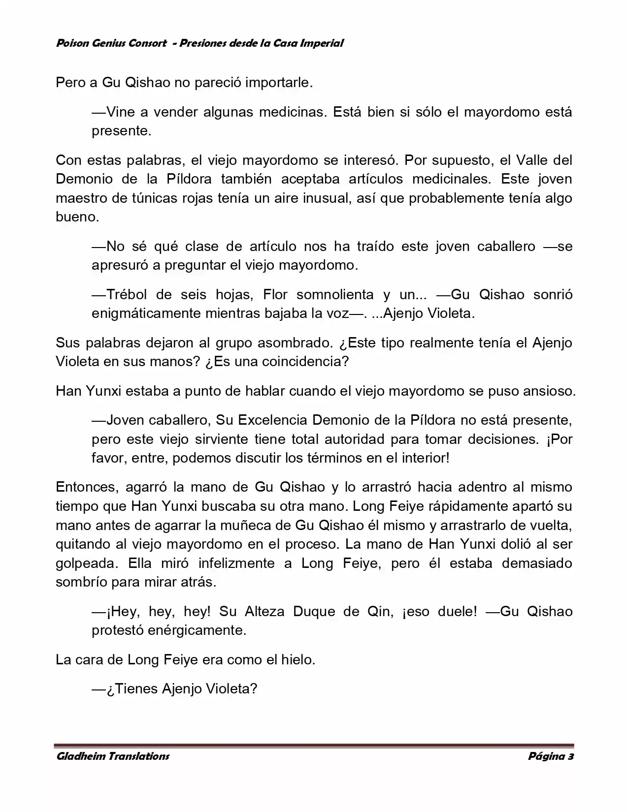 Poison Genious Consort (Novela) - Capítulo 177 - Página 3 - LectorTMOo