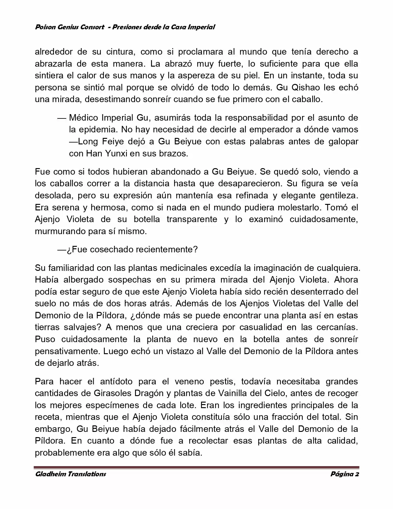 Poison Genious Consort (Novela) - Capítulo 178 - Página 2 - LectorTMOo