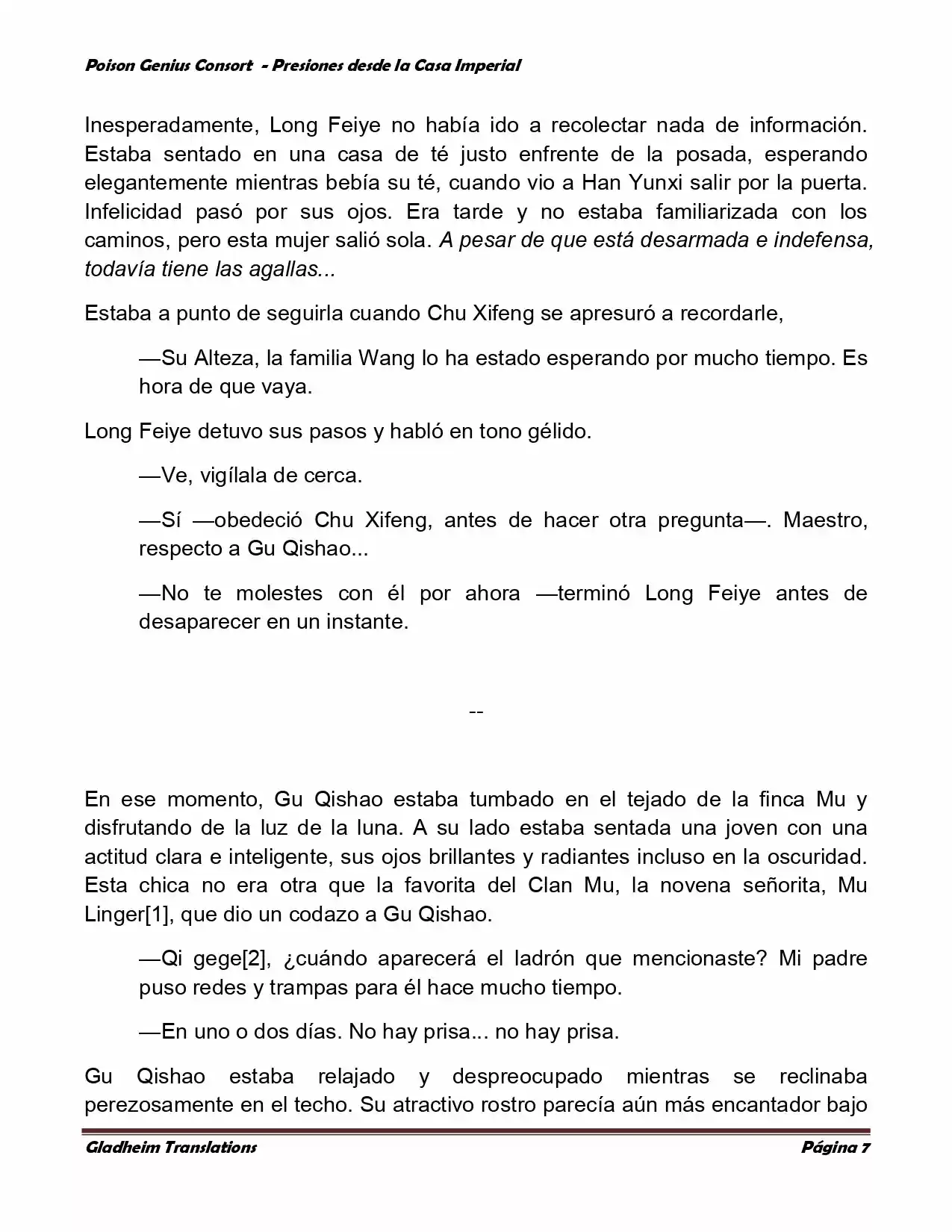 Poison Genious Consort (Novela) - Capítulo 178 - Página 7 - LectorTMOo