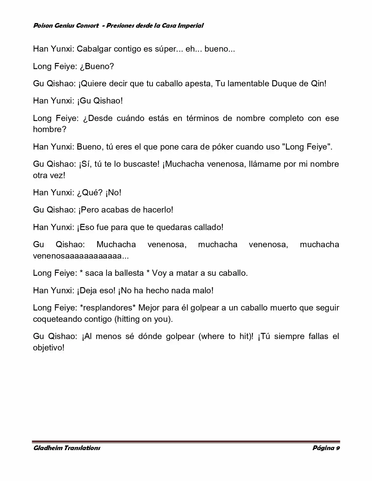 Poison Genious Consort (Novela) - Capítulo 178 - Página 9 - LectorTMOo