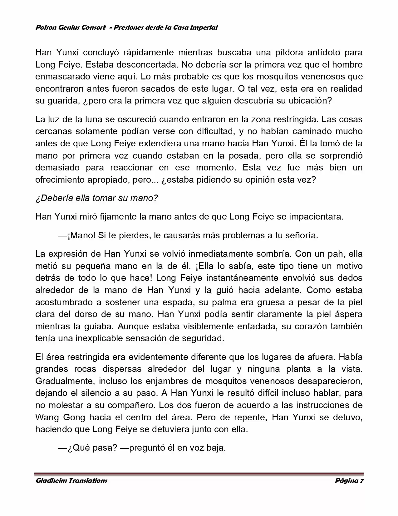 Poison Genious Consort (Novela) - Capítulo 179 - Página 7 - LectorTMOo