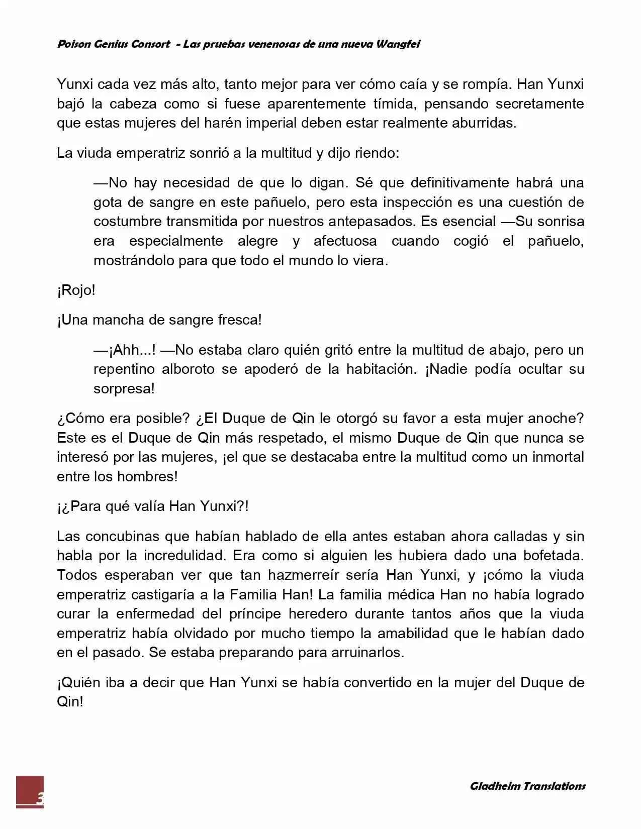 Poison Genious Consort (Novela) - Capítulo 18 - Página 3 - LectorTMOo