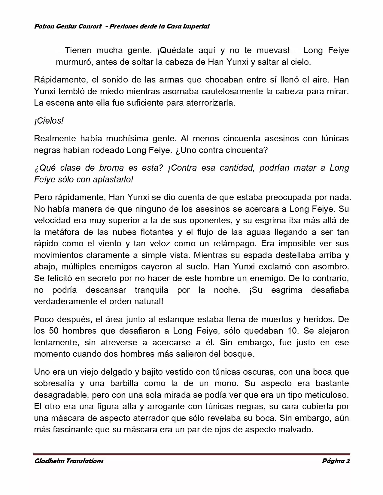 Poison Genious Consort (Novela) - Capítulo 180 - Página 2 - LectorTMOo