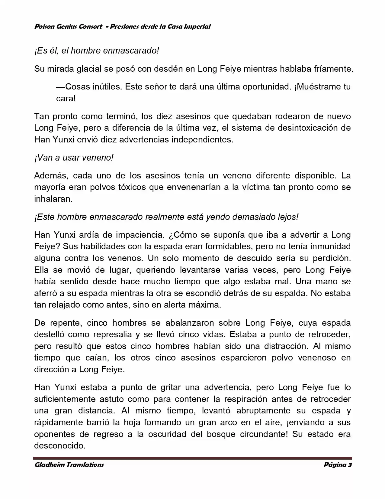 Poison Genious Consort (Novela) - Capítulo 180 - Página 3 - LectorTMOo