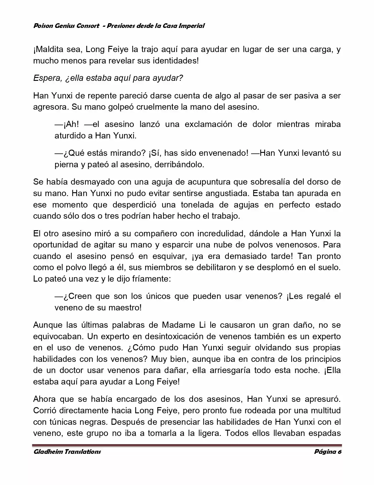 Poison Genious Consort (Novela) - Capítulo 180 - Página 6 - LectorTMOo