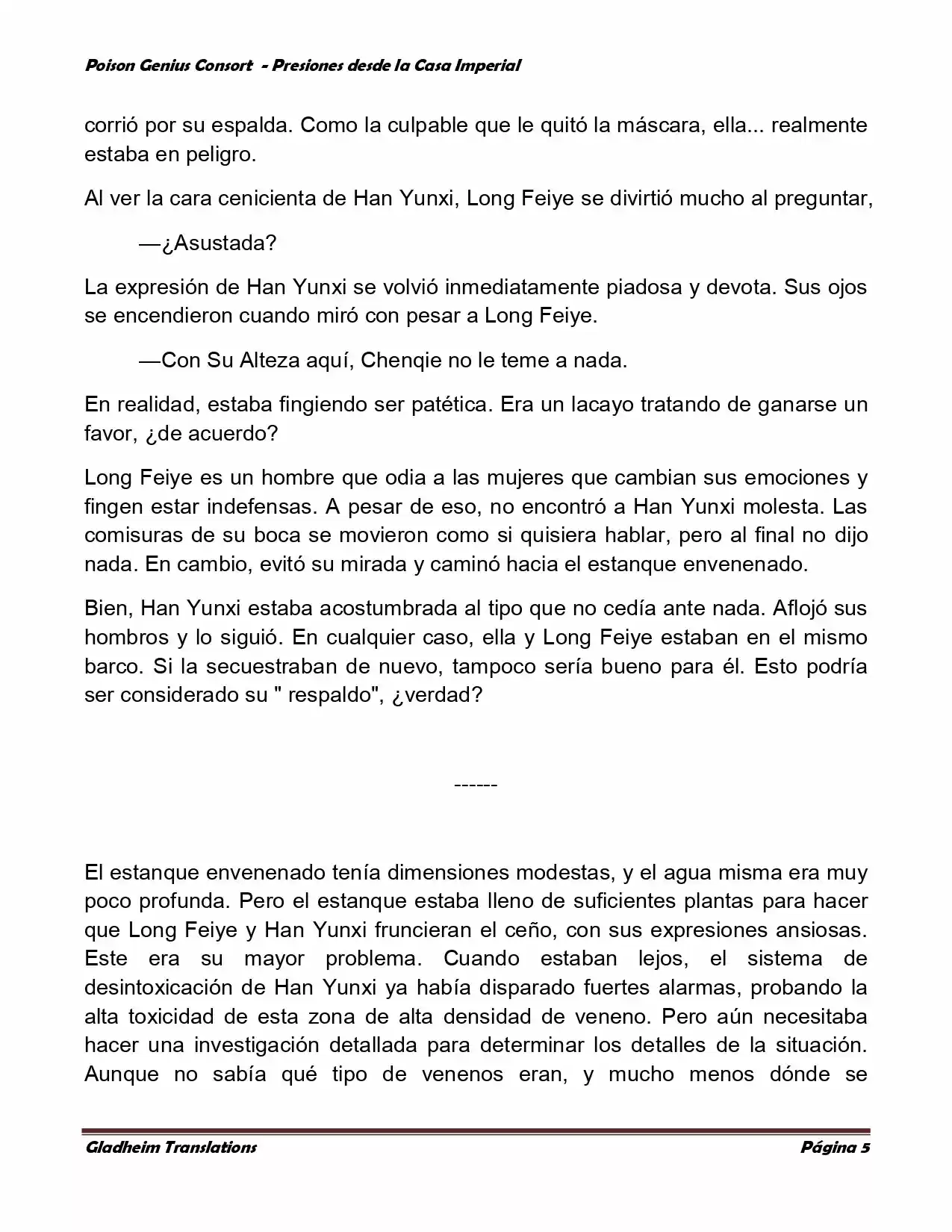 Poison Genious Consort (Novela) - Capítulo 181 - Página 5 - LectorTMOo