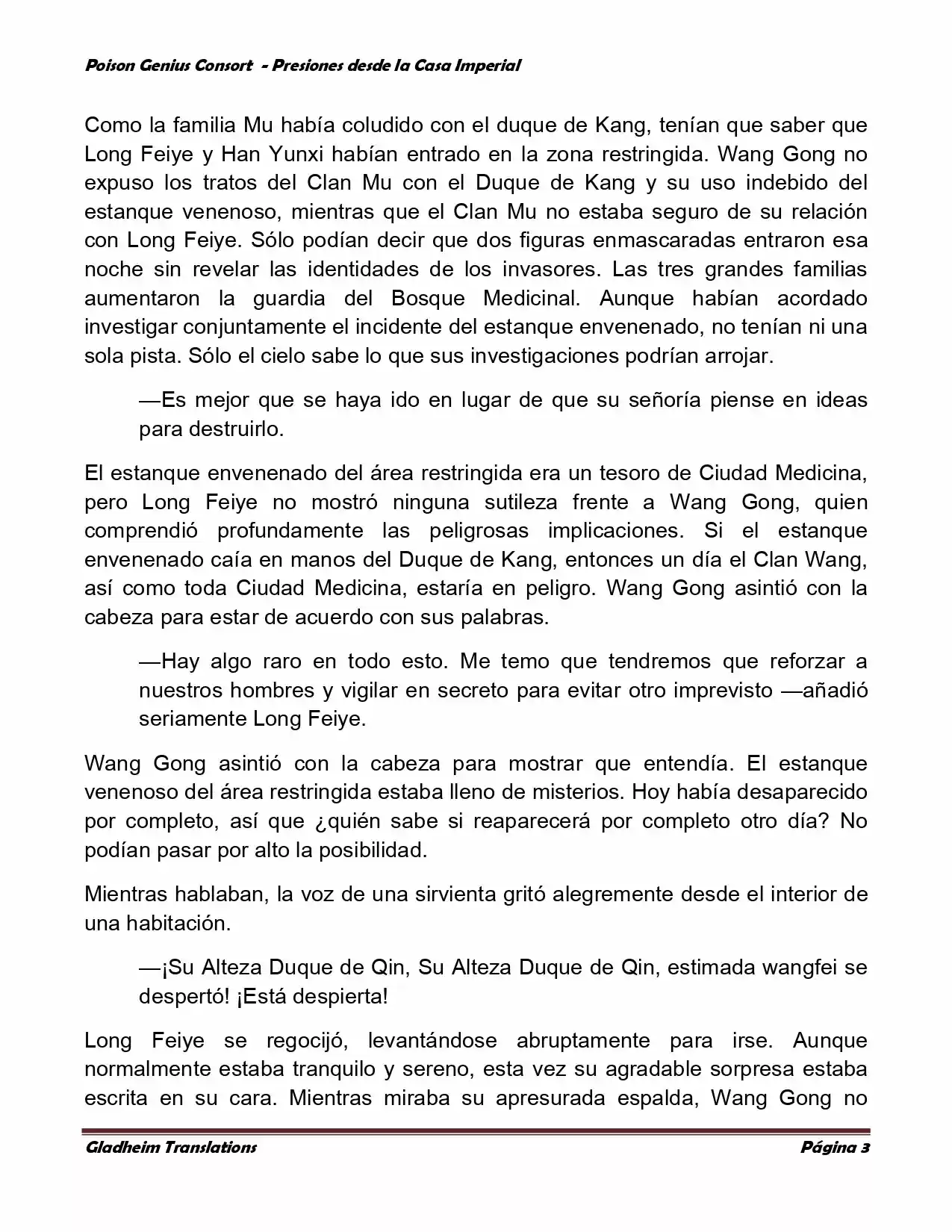 Poison Genious Consort (Novela) - Capítulo 182 - Página 3 - LectorTMOo