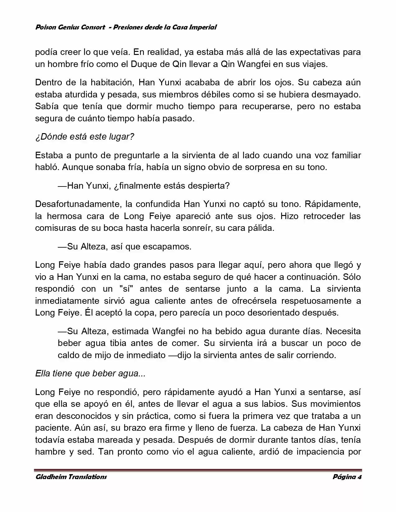 Poison Genious Consort (Novela) - Capítulo 182 - Página 4 - LectorTMOo