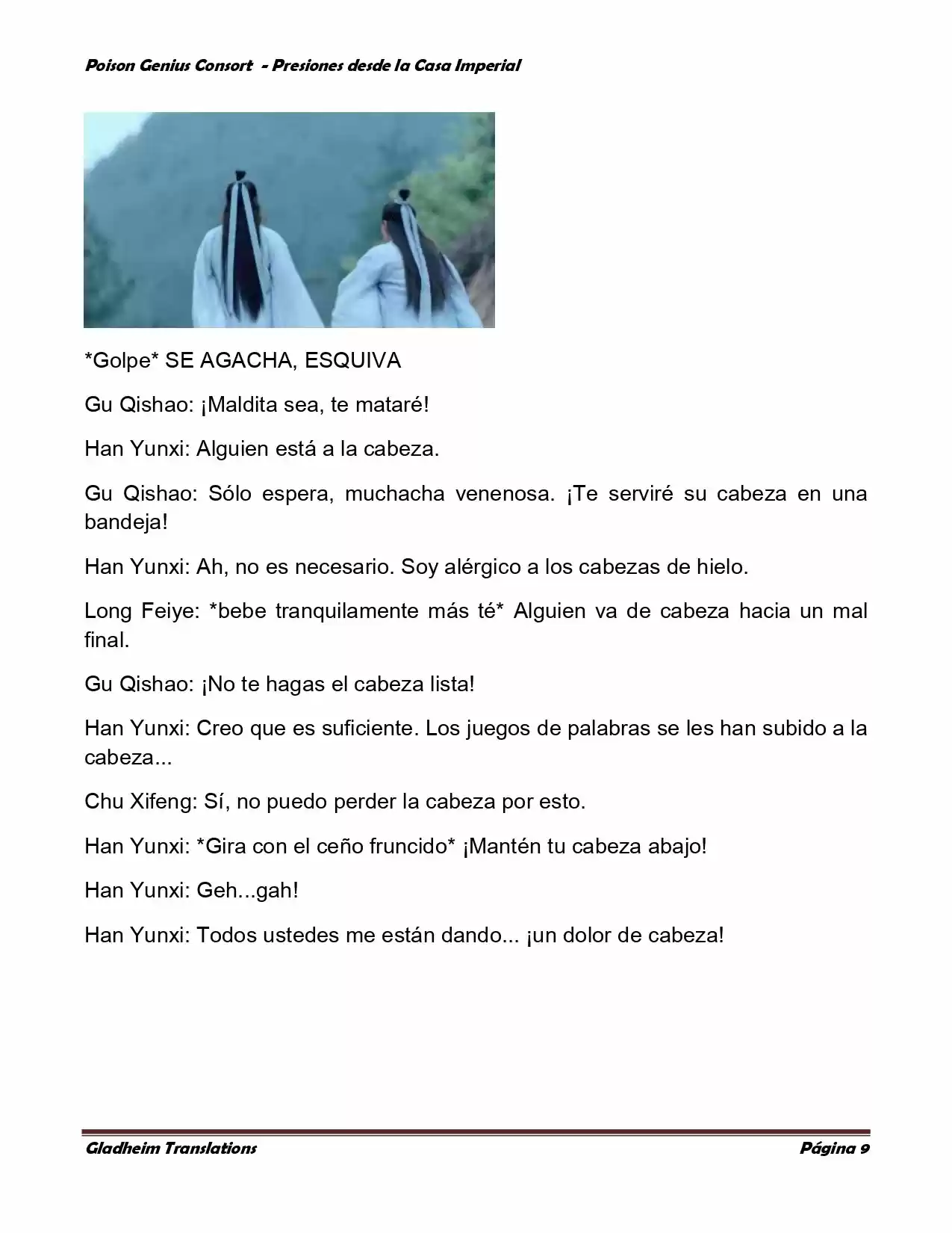Poison Genious Consort (Novela) - Capítulo 183 - Página 9 - LectorTMOo