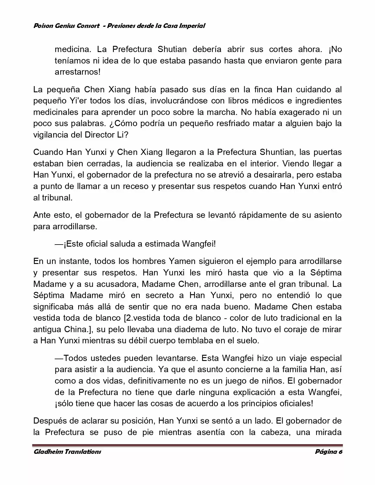 Poison Genious Consort (Novela) - Capítulo 184 - Página 6 - LectorTMOo