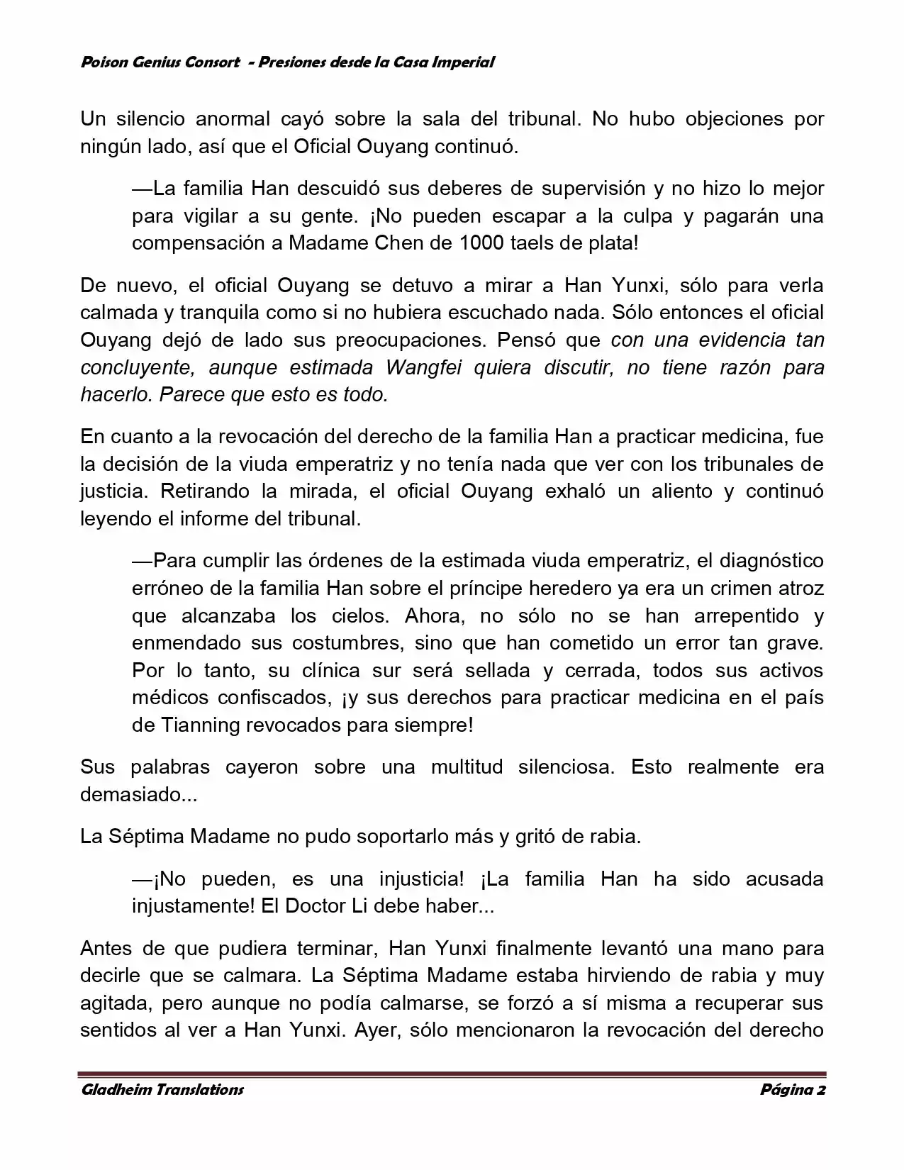 Poison Genious Consort (Novela) - Capítulo 186 - Página 2 - LectorTMOo