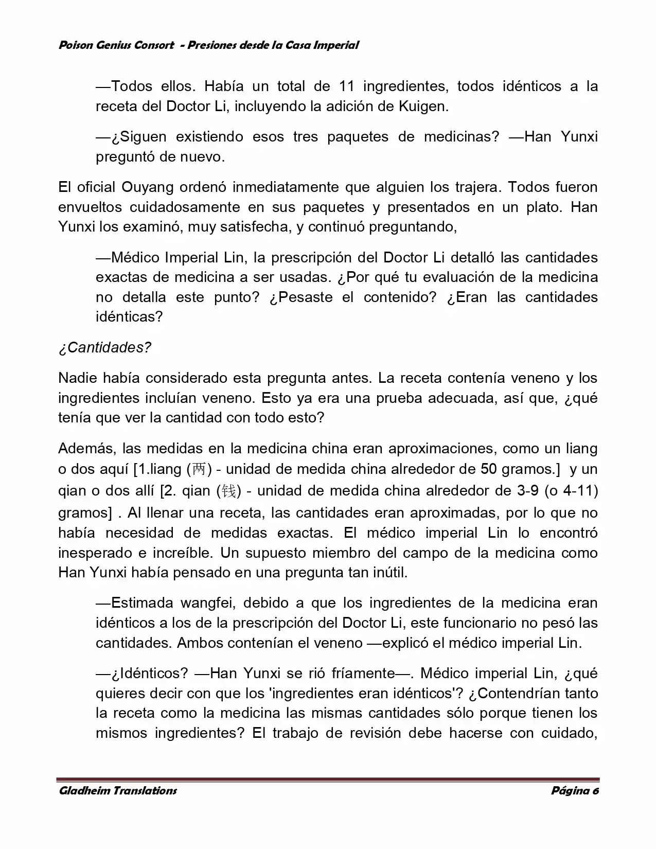 Poison Genious Consort (Novela) - Capítulo 186 - Página 6 - LectorTMOo