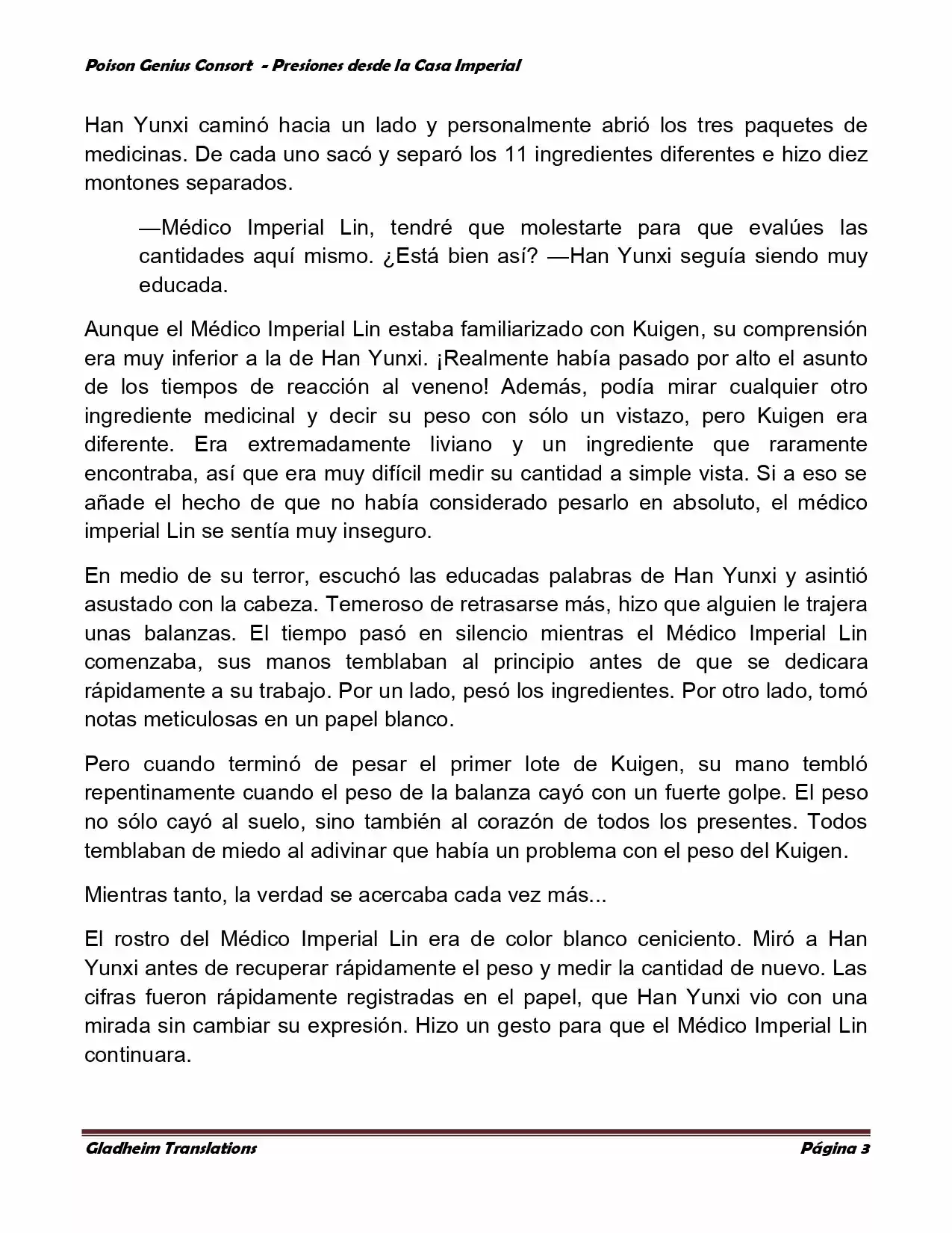 Poison Genious Consort (Novela) - Capítulo 187 - Página 3 - LectorTMOo