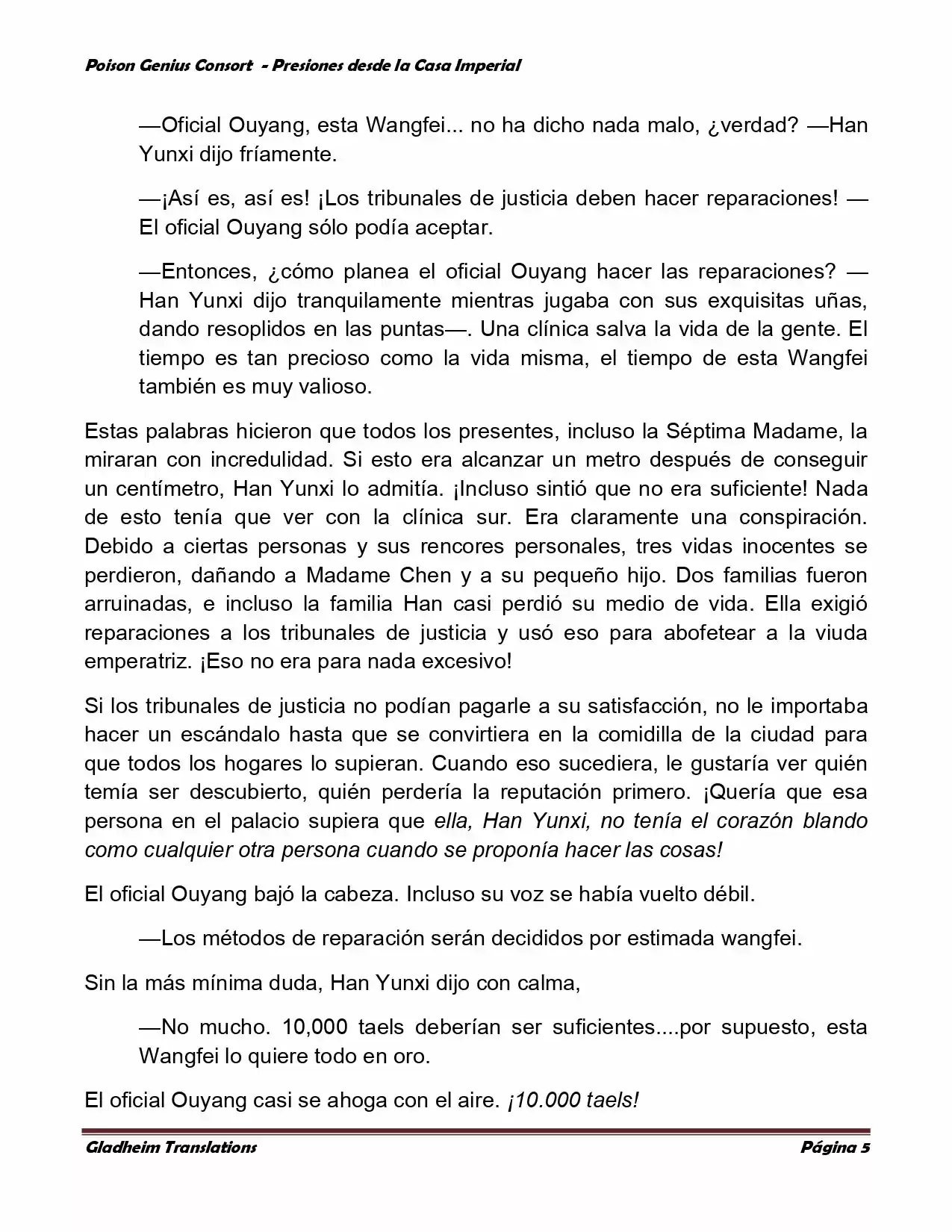 Poison Genious Consort (Novela) - Capítulo 188 - Página 5 - LectorTMOo
