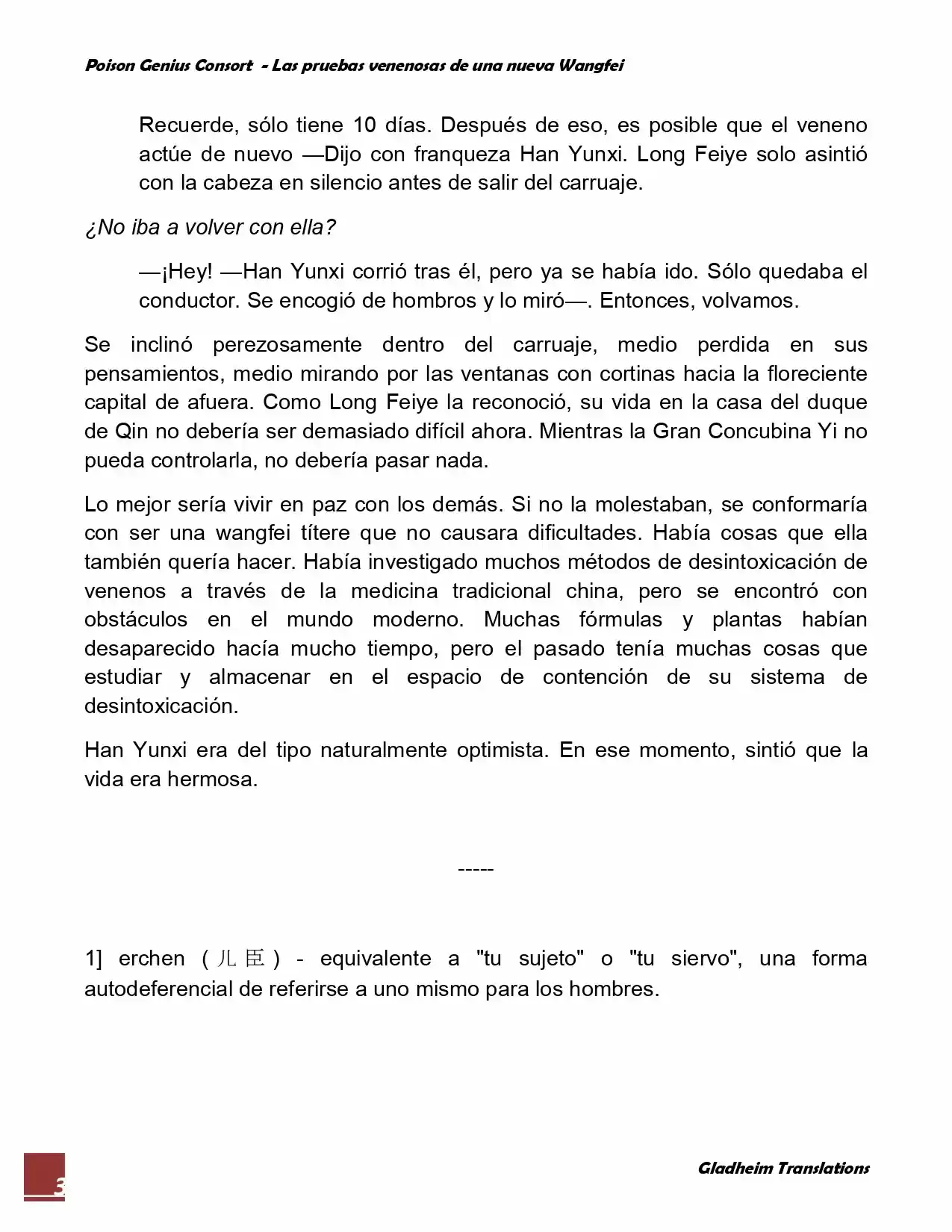 Poison Genious Consort (Novela) - Capítulo 19 - Página 3 - LectorTMOo