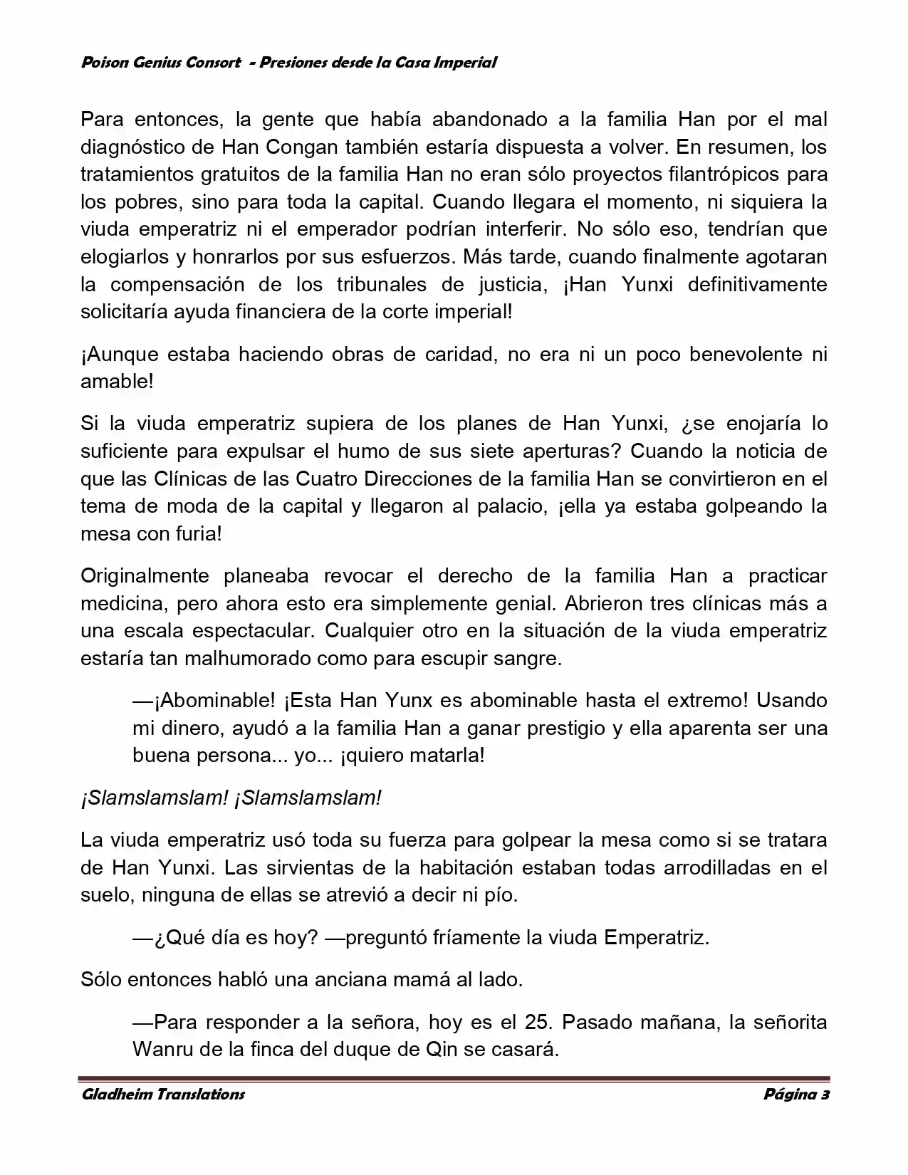 Poison Genious Consort (Novela) - Capítulo 190 - Página 3 - LectorTMOo