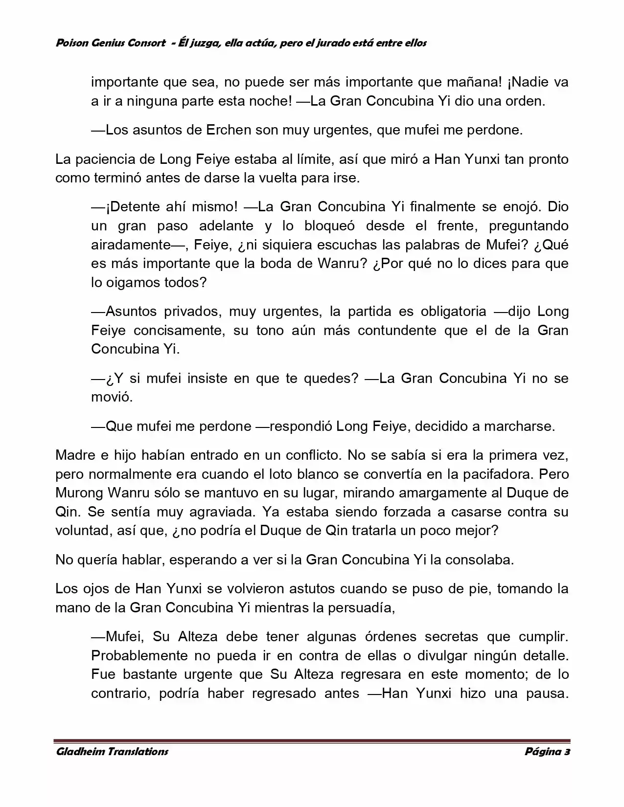 Poison Genious Consort (Novela) - Capítulo 191 - Página 3 - LectorTMOo