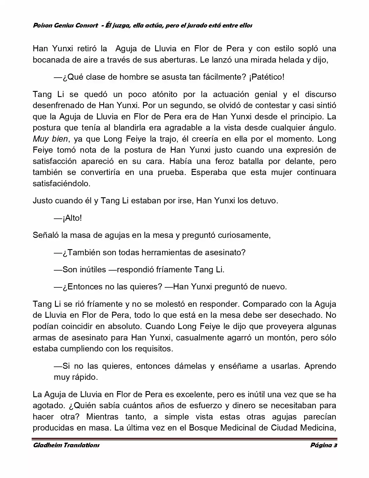 Poison Genious Consort (Novela) - Capítulo 192 - Página 3 - LectorTMOo