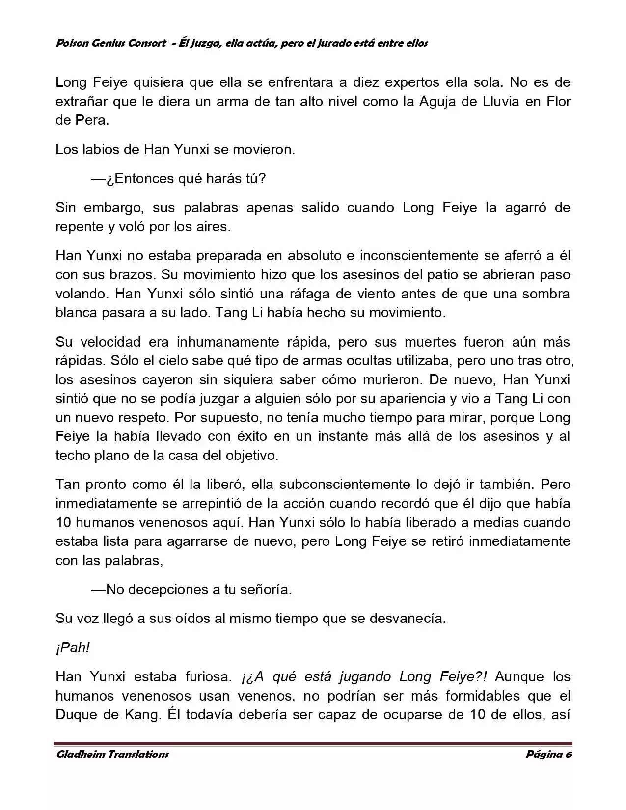 Poison Genious Consort (Novela) - Capítulo 192 - Página 6 - LectorTMOo
