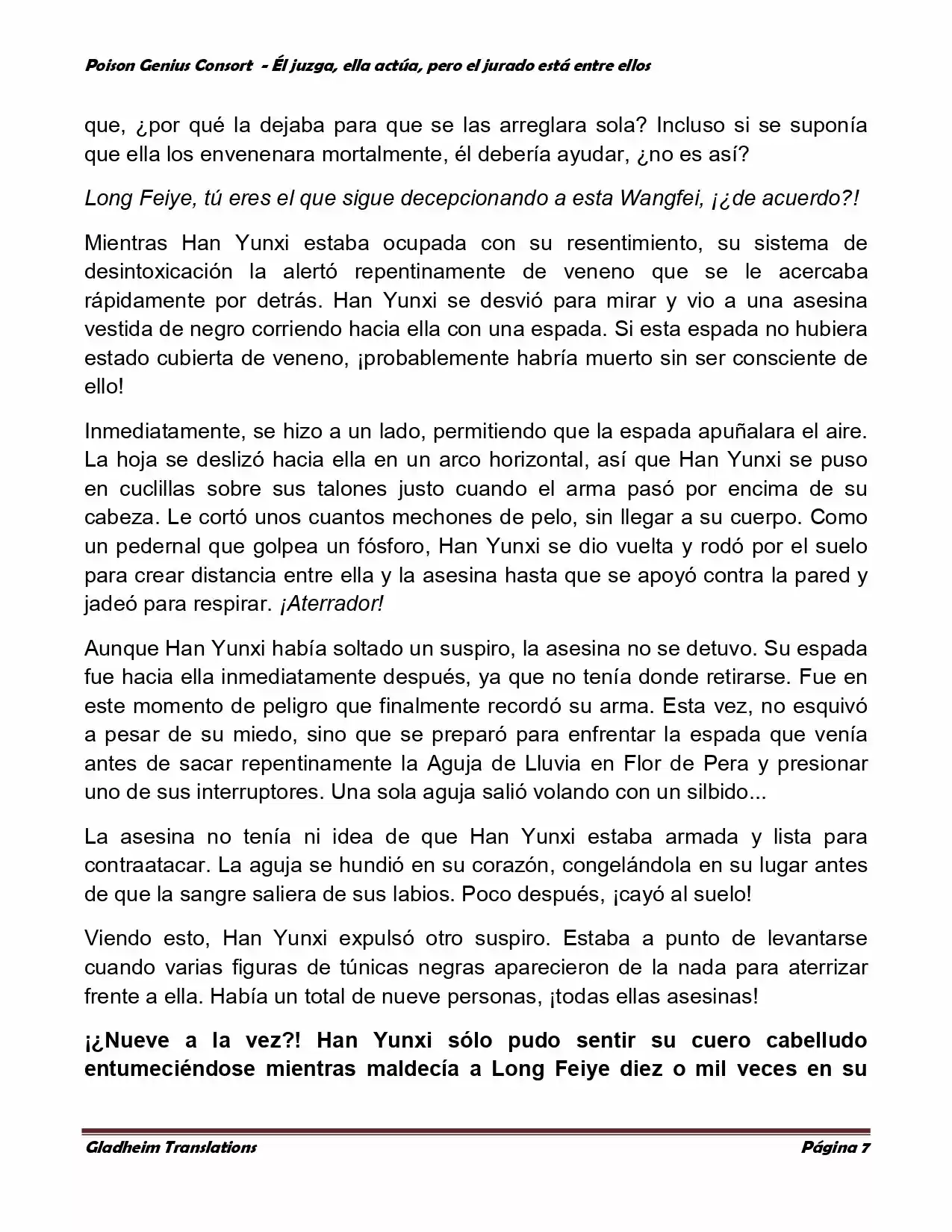 Poison Genious Consort (Novela) - Capítulo 192 - Página 7 - LectorTMOo