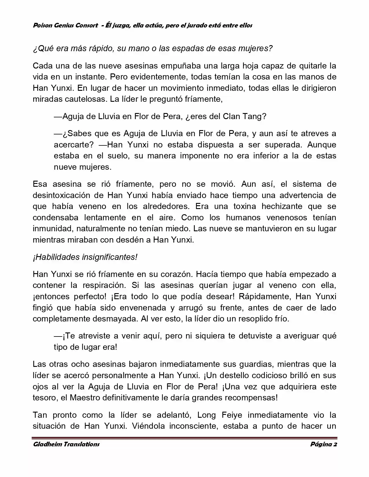 Poison Genious Consort (Novela) - Capítulo 193 - Página 2 - LectorTMOo