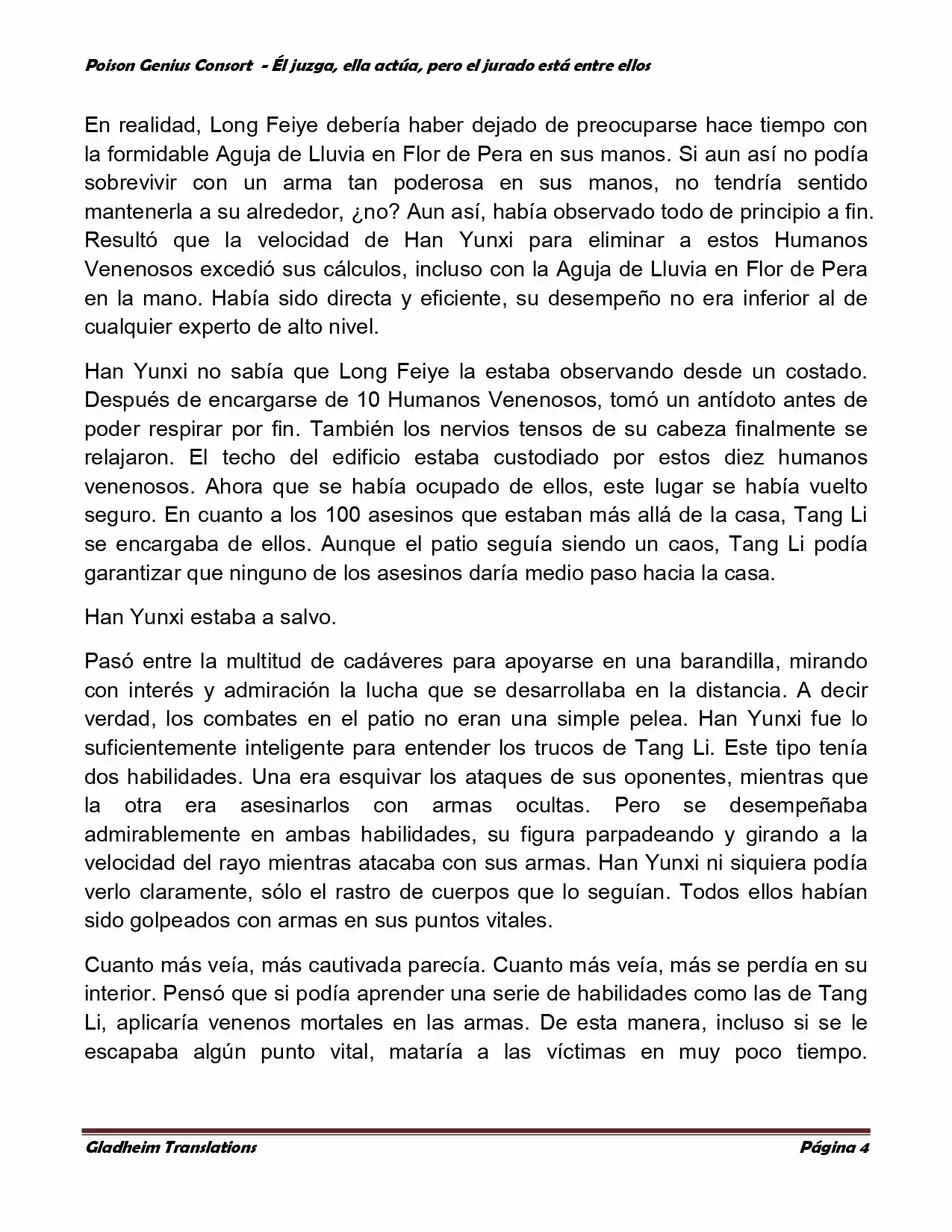 Poison Genious Consort (Novela) - Capítulo 193 - Página 4 - LectorTMOo