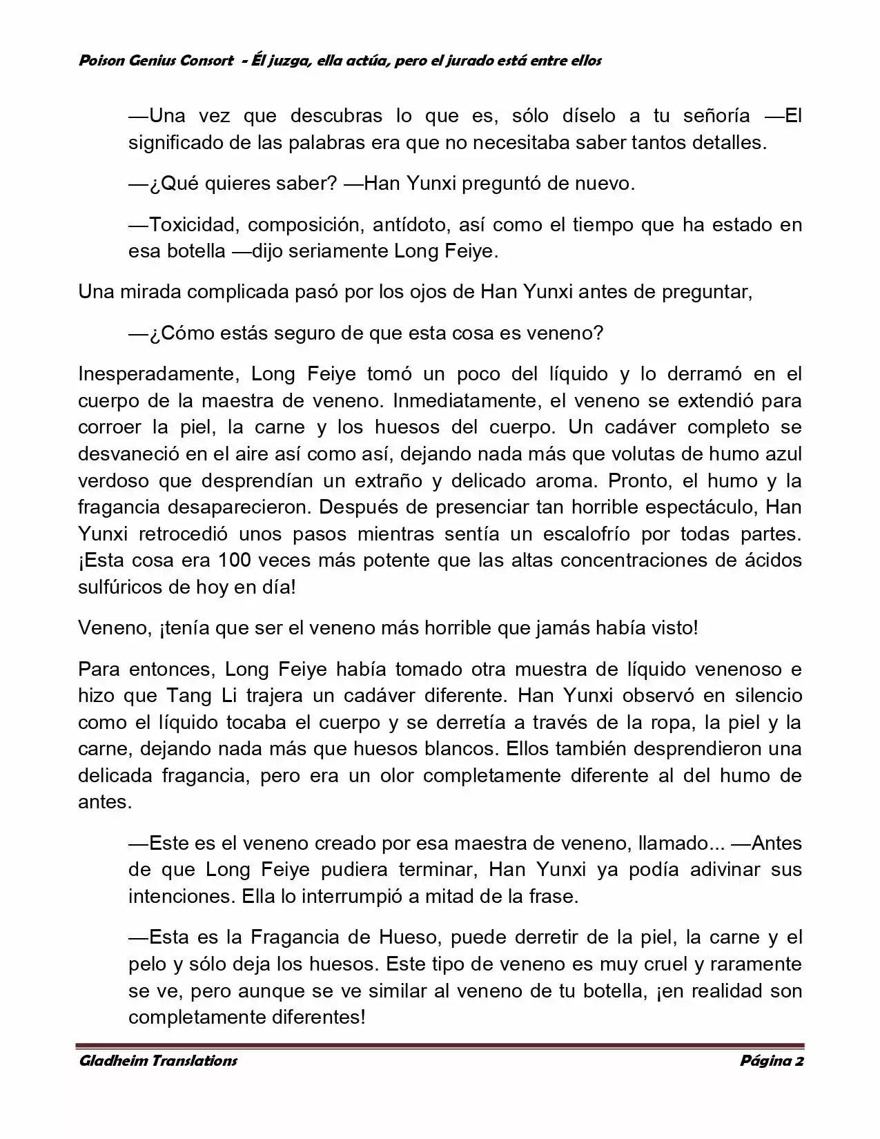 Poison Genious Consort (Novela) - Capítulo 194 - Página 2 - LectorTMOo