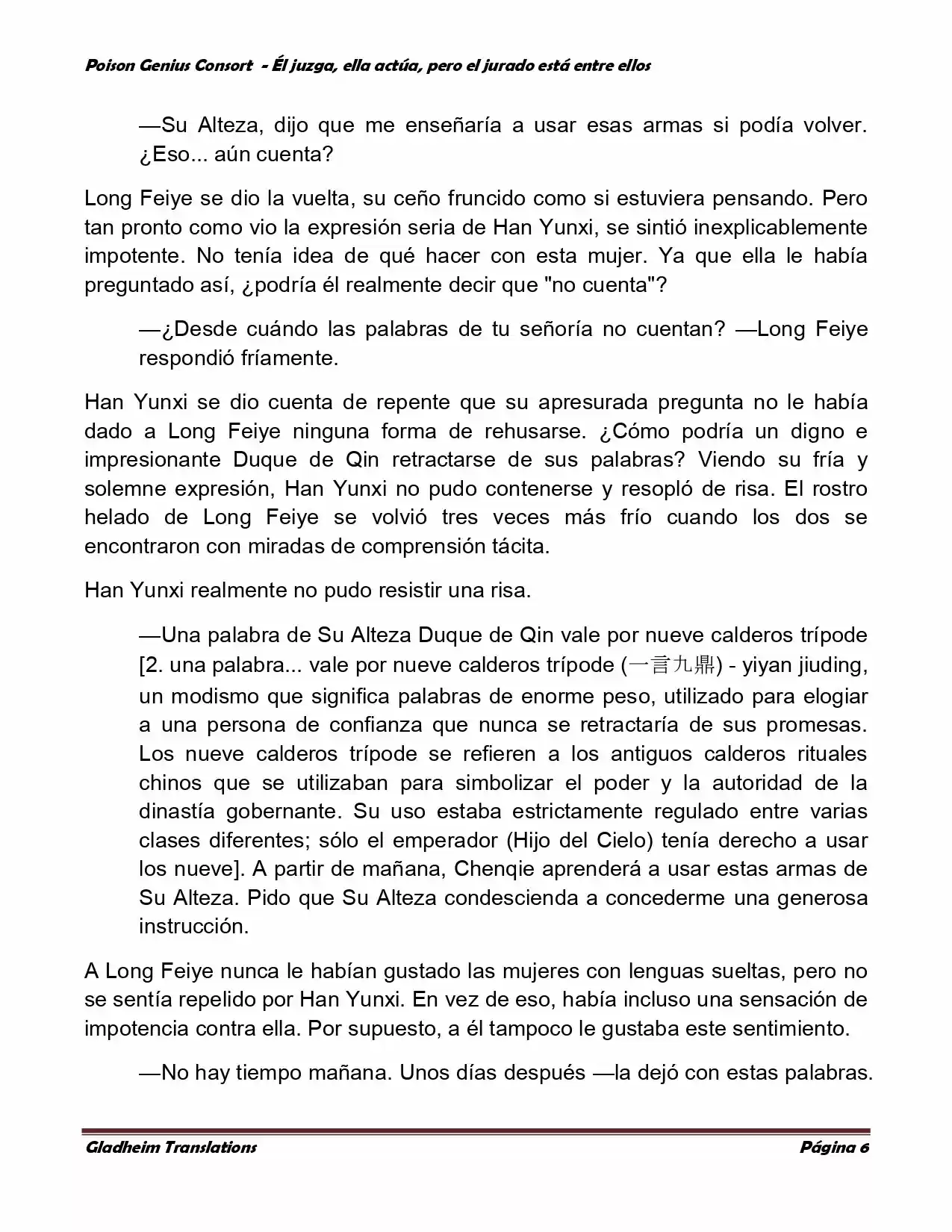 Poison Genious Consort (Novela) - Capítulo 195 - Página 6 - LectorTMOo