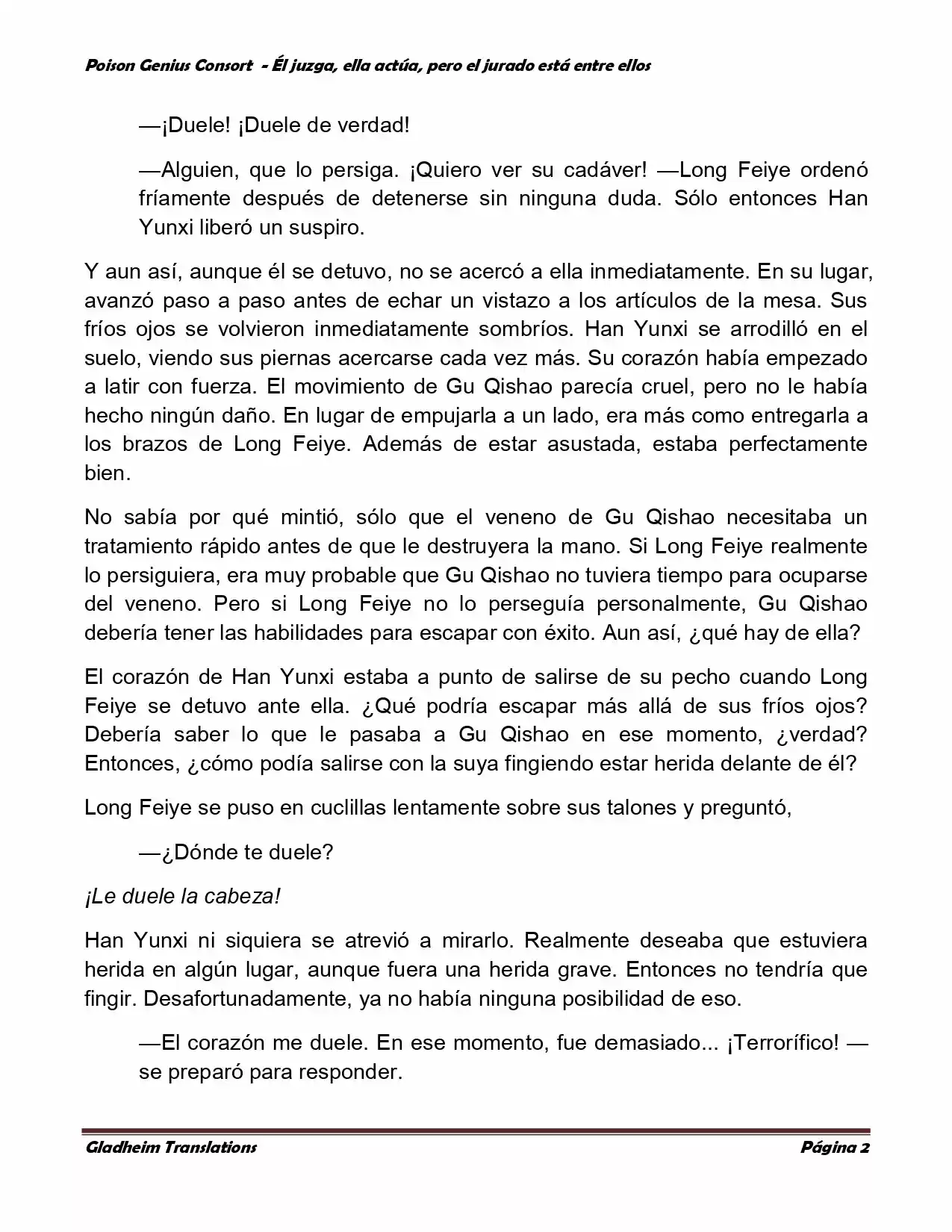 Poison Genious Consort (Novela) - Capítulo 196 - Página 2 - LectorTMOo
