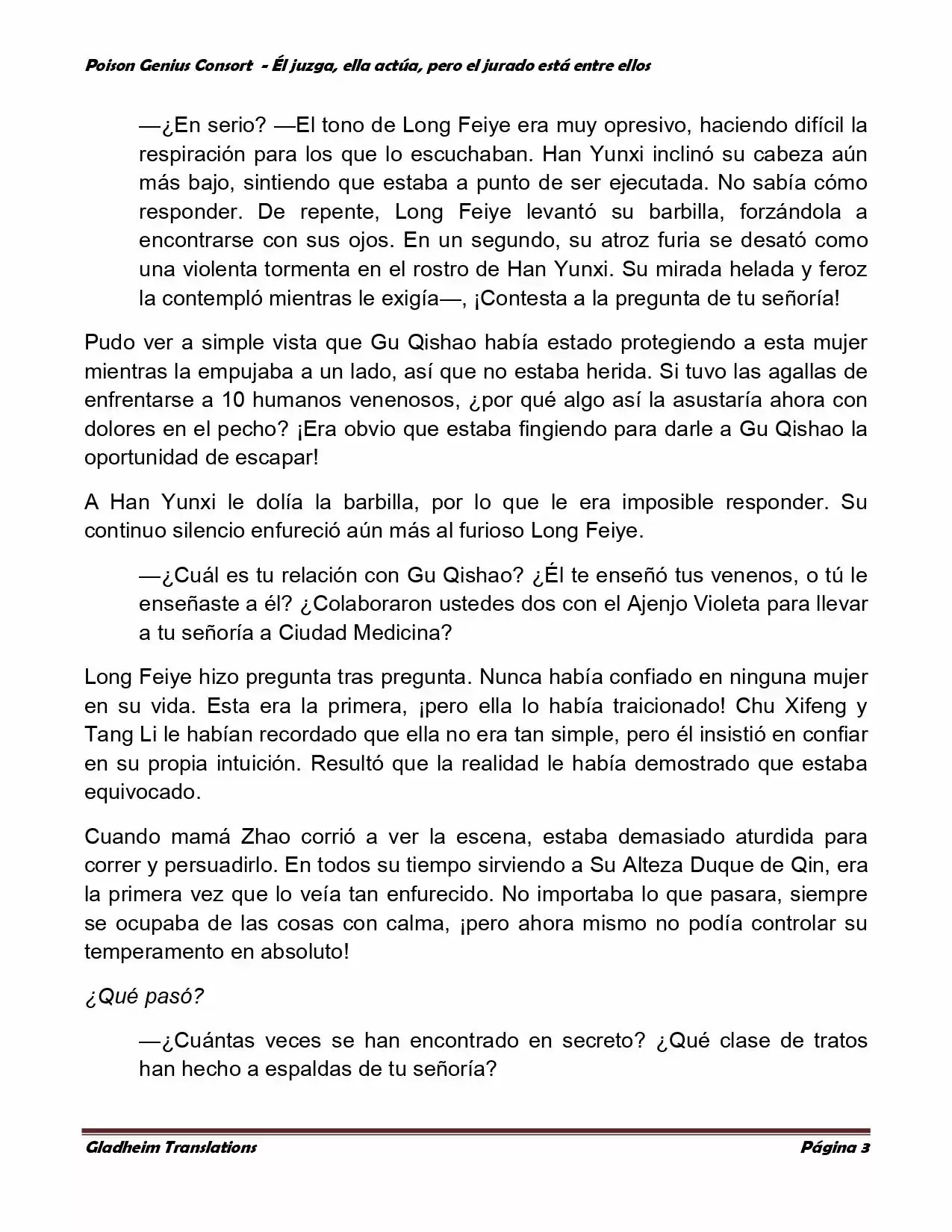 Poison Genious Consort (Novela) - Capítulo 196 - Página 3 - LectorTMOo