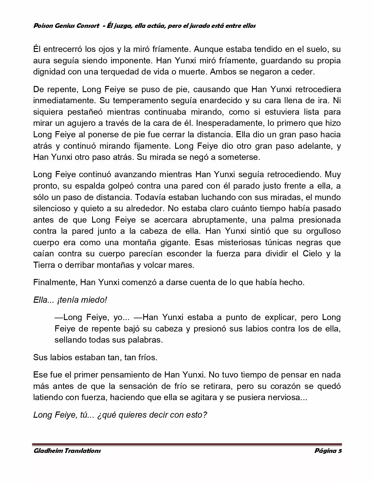 Poison Genious Consort (Novela) - Capítulo 196 - Página 5 - LectorTMOo