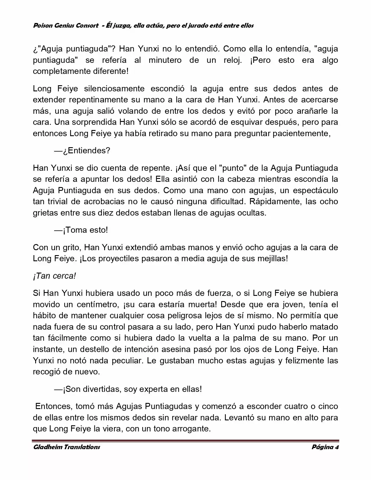 Poison Genious Consort (Novela) - Capítulo 197 - Página 4 - LectorTMOo