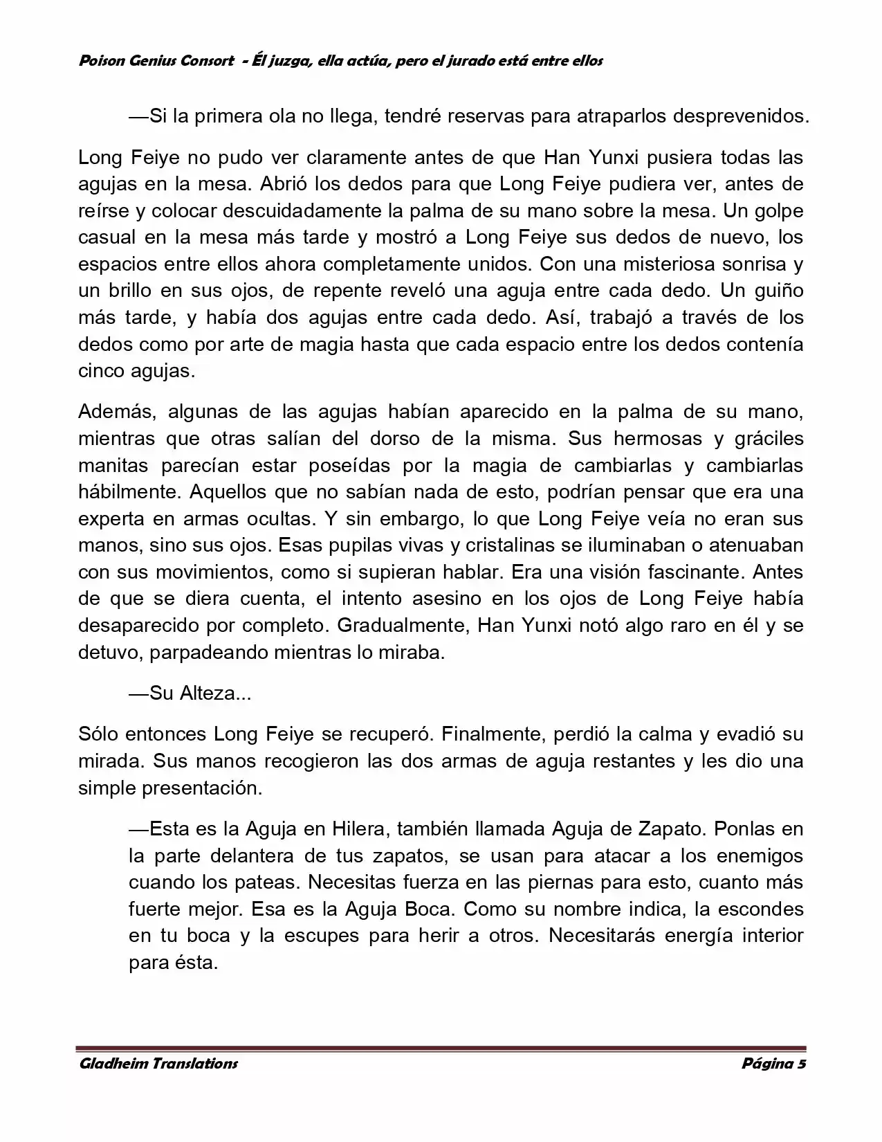 Poison Genious Consort (Novela) - Capítulo 197 - Página 5 - LectorTMOo