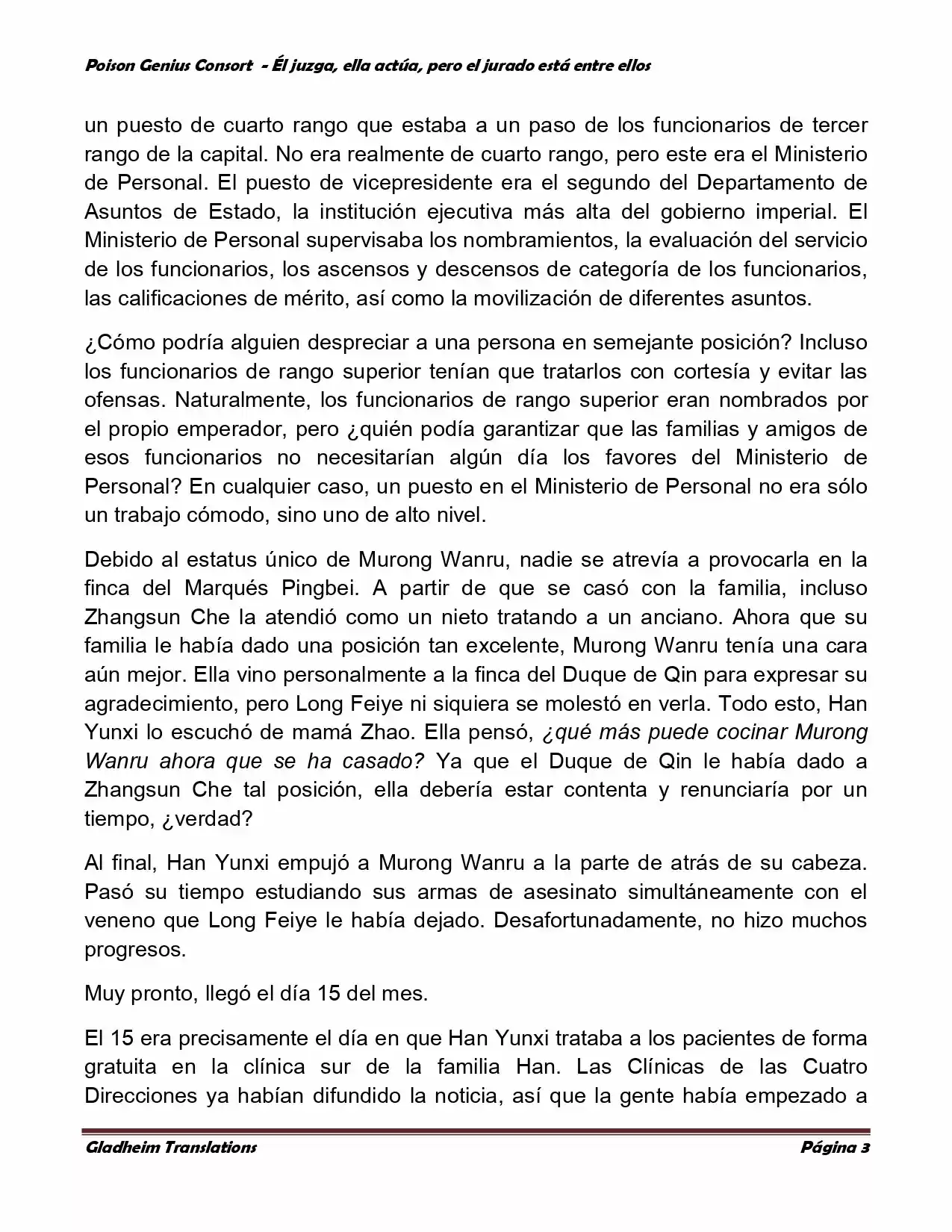 Poison Genious Consort (Novela) - Capítulo 198 - Página 3 - LectorTMOo