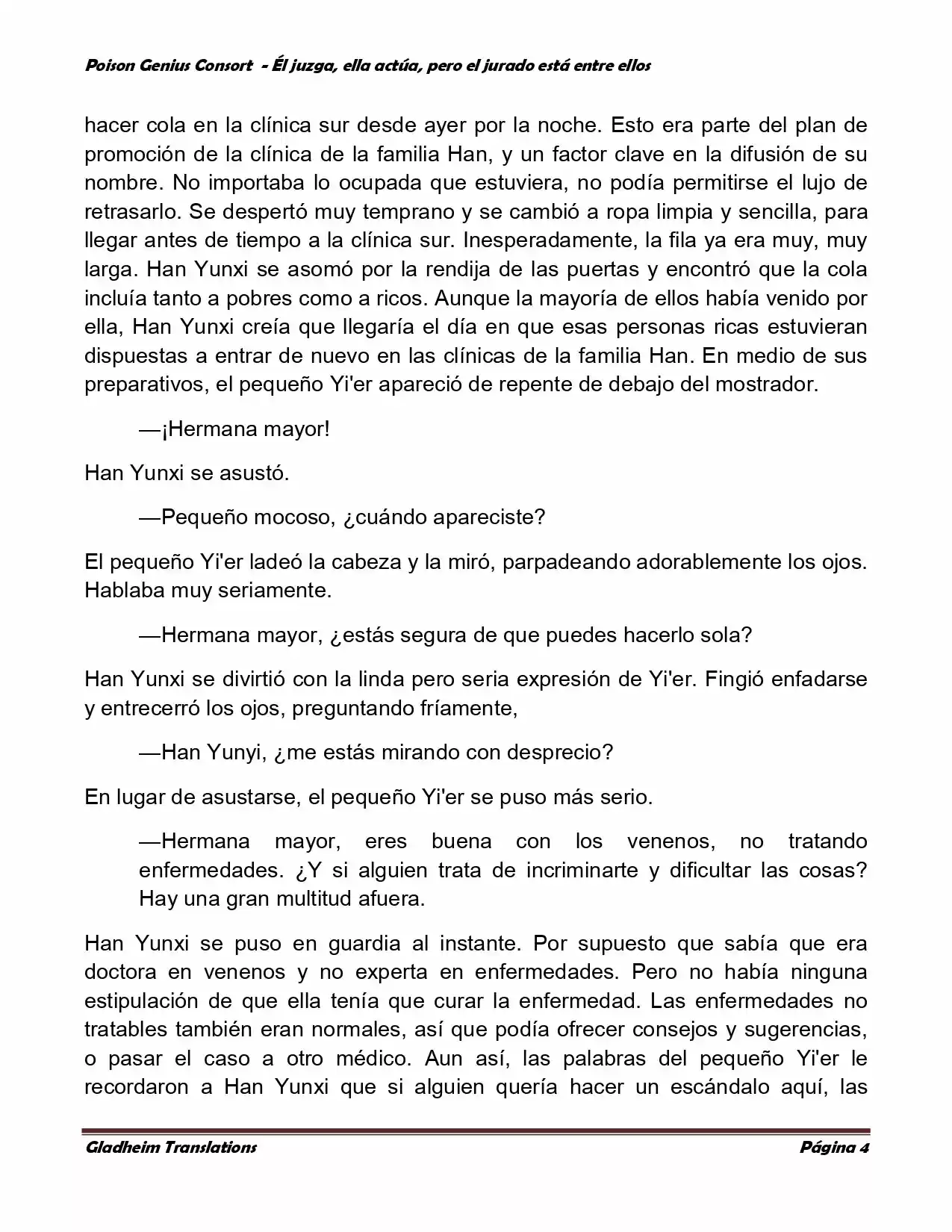 Poison Genious Consort (Novela) - Capítulo 198 - Página 4 - LectorTMOo