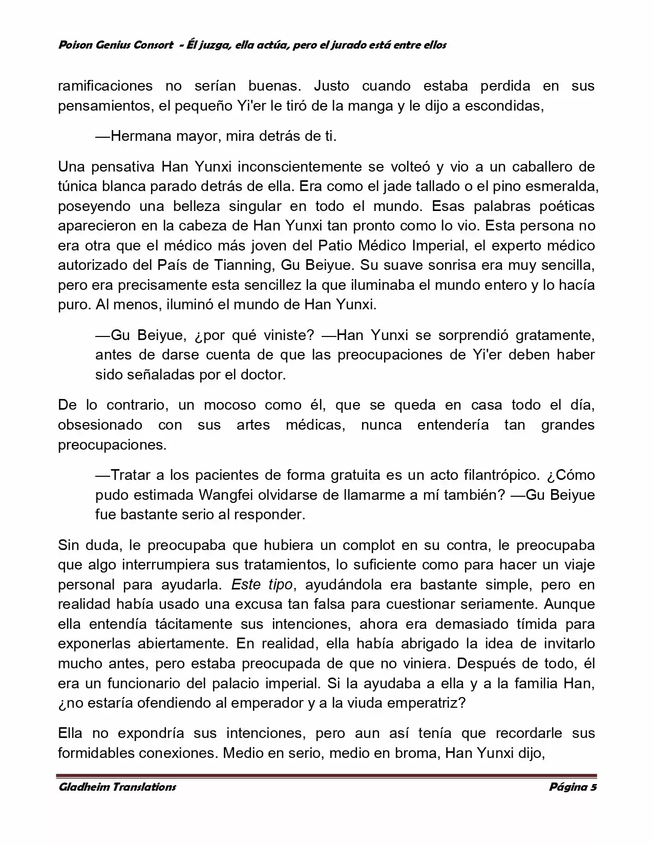 Poison Genious Consort (Novela) - Capítulo 198 - Página 5 - LectorTMOo