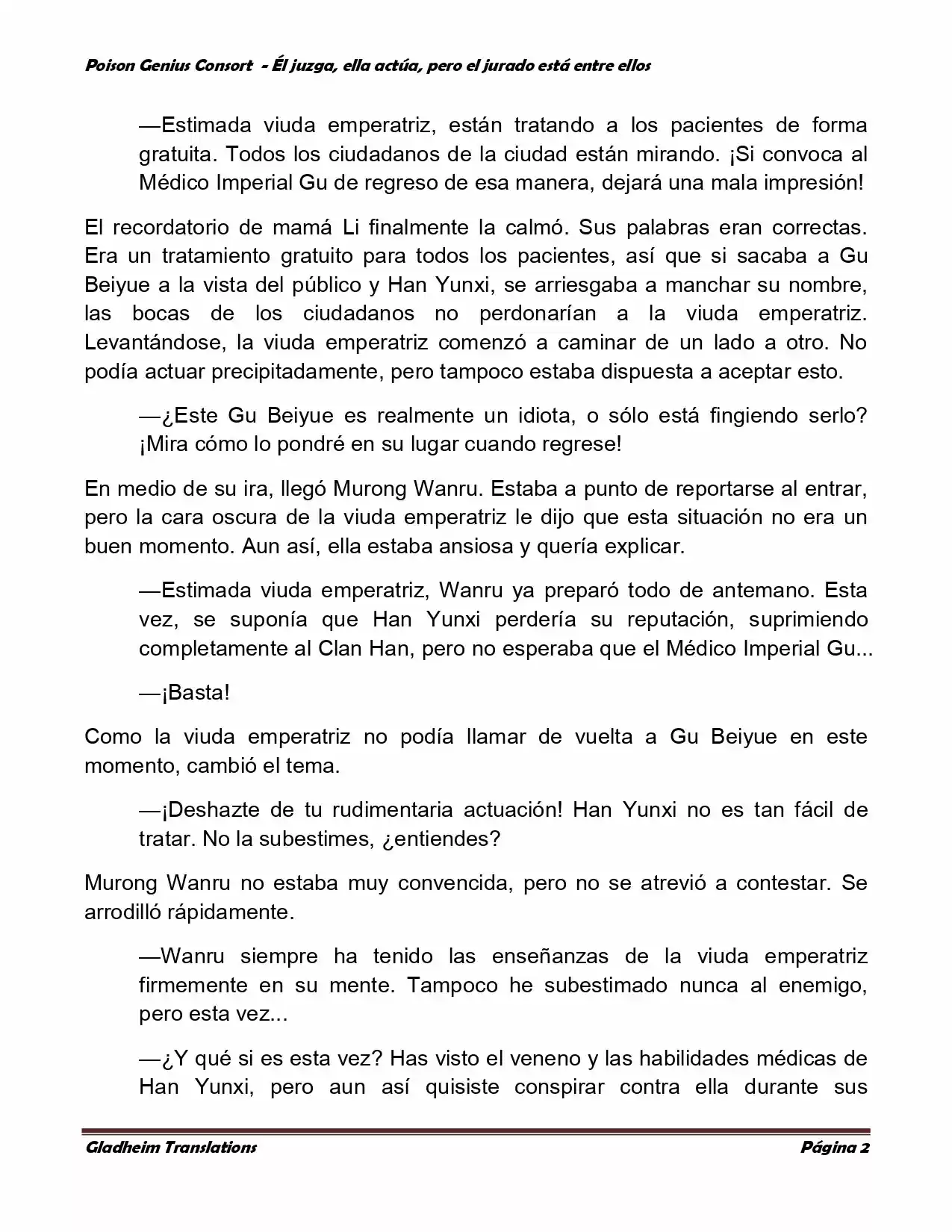 Poison Genious Consort (Novela) - Capítulo 199 - Página 2 - LectorTMOo
