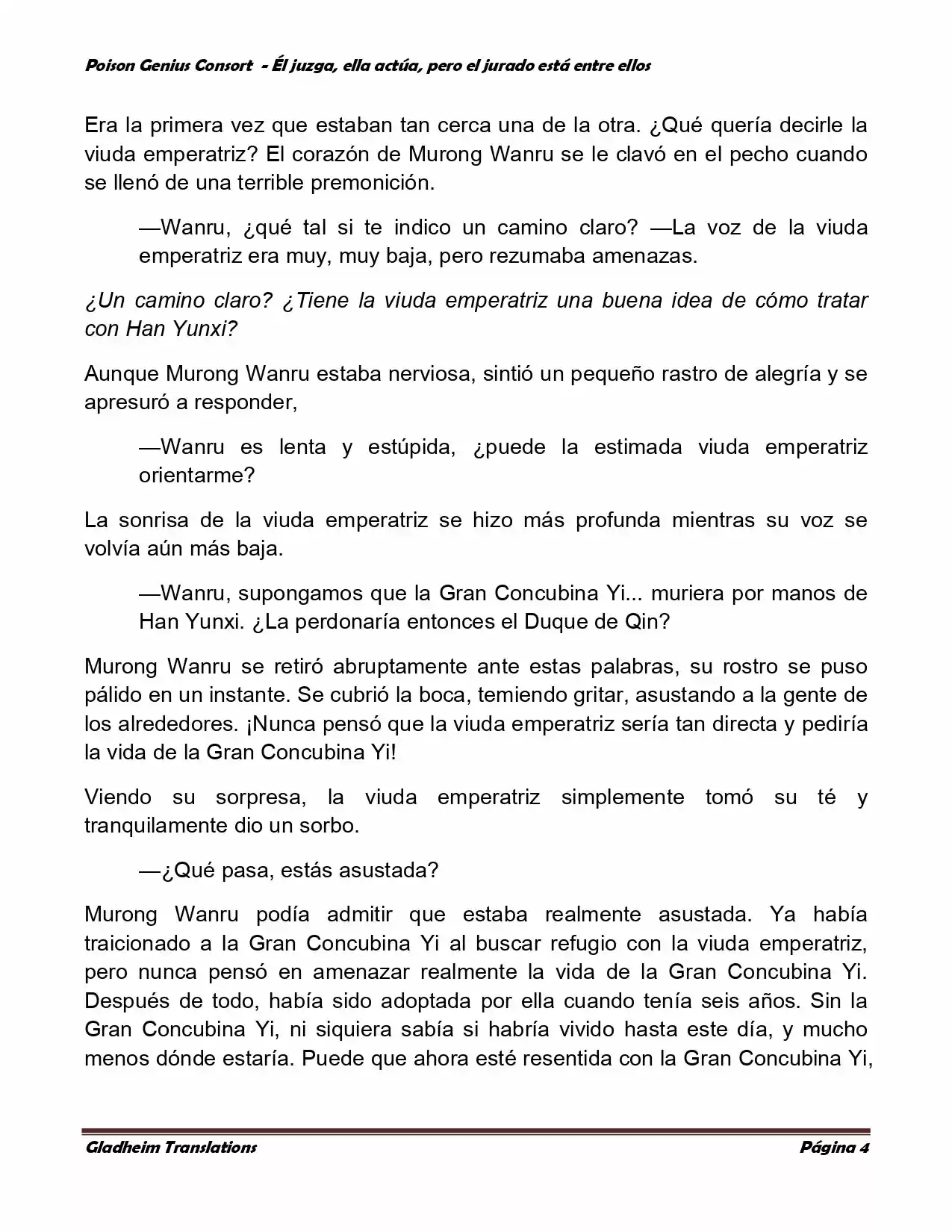 Poison Genious Consort (Novela) - Capítulo 199 - Página 4 - LectorTMOo