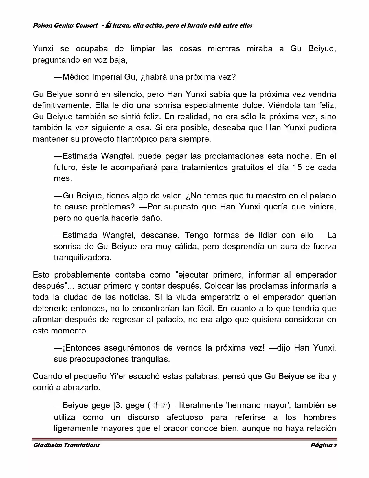 Poison Genious Consort (Novela) - Capítulo 199 - Página 7 - LectorTMOo