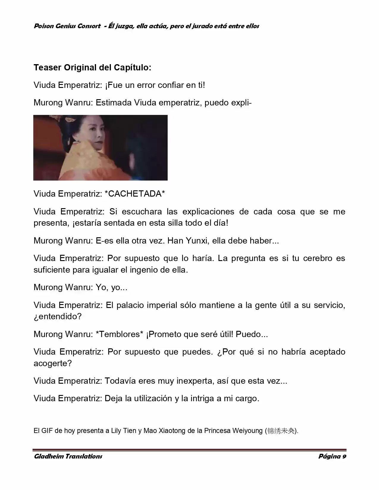 Poison Genious Consort (Novela) - Capítulo 199 - Página 9 - LectorTMOo