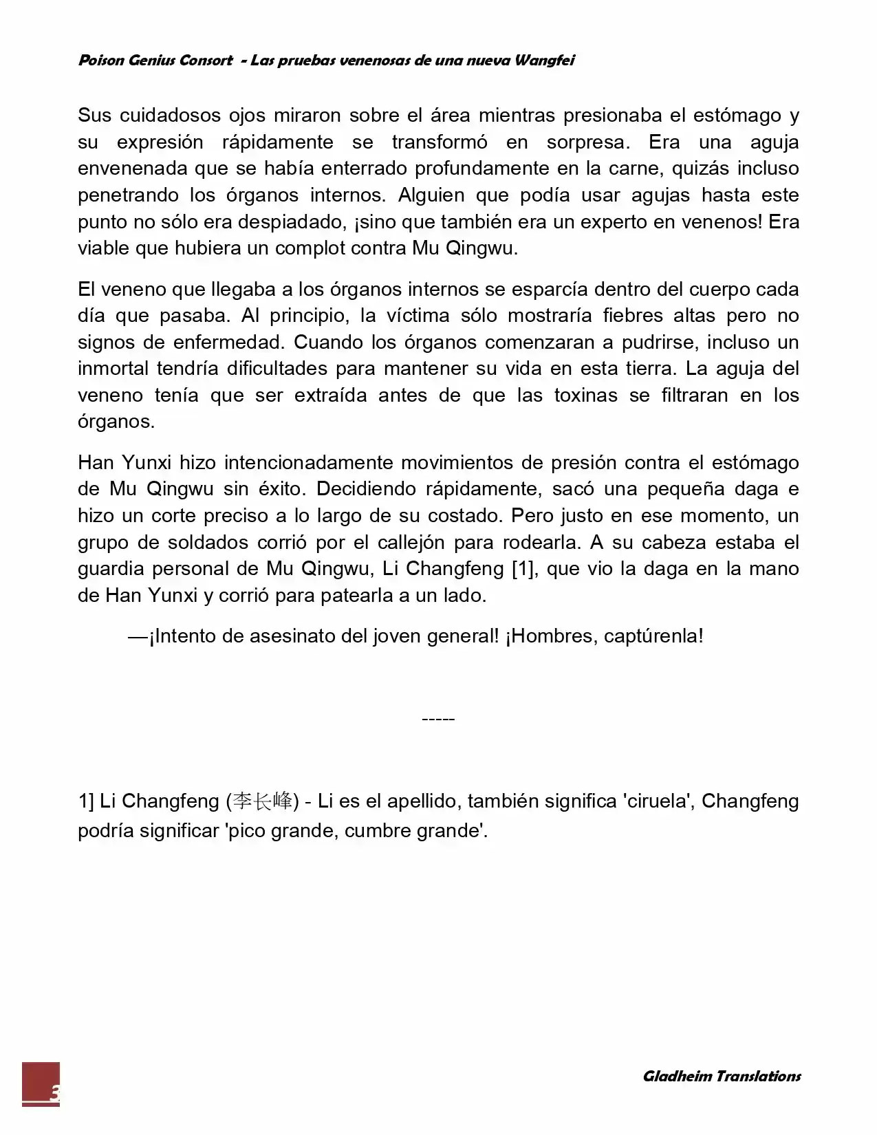 Poison Genious Consort (Novela) - Capítulo 20 - Página 3 - LectorTMOo