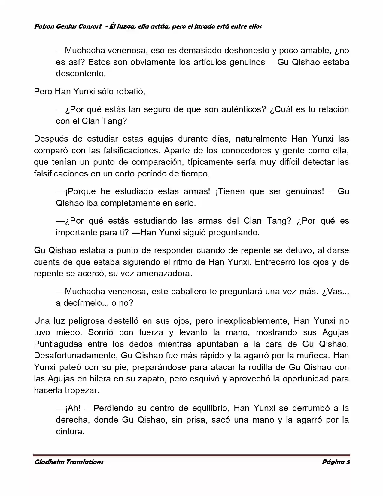 Poison Genious Consort (Novela) - Capítulo 200 - Página 5 - LectorTMOo