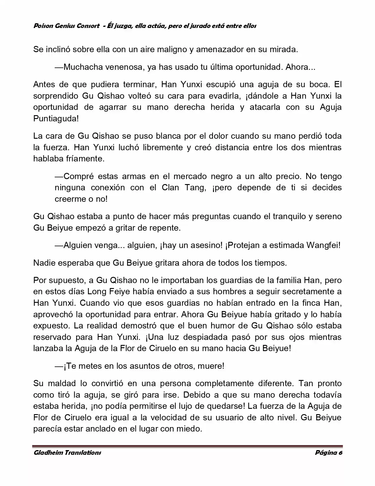 Poison Genious Consort (Novela) - Capítulo 200 - Página 6 - LectorTMOo