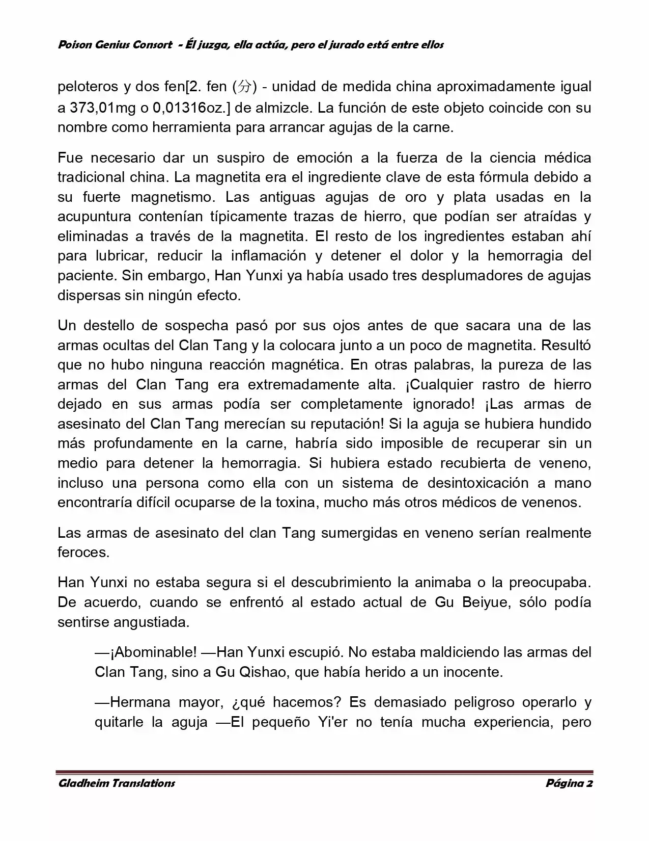 Poison Genious Consort (Novela) - Capítulo 201 - Página 2 - LectorTMOo