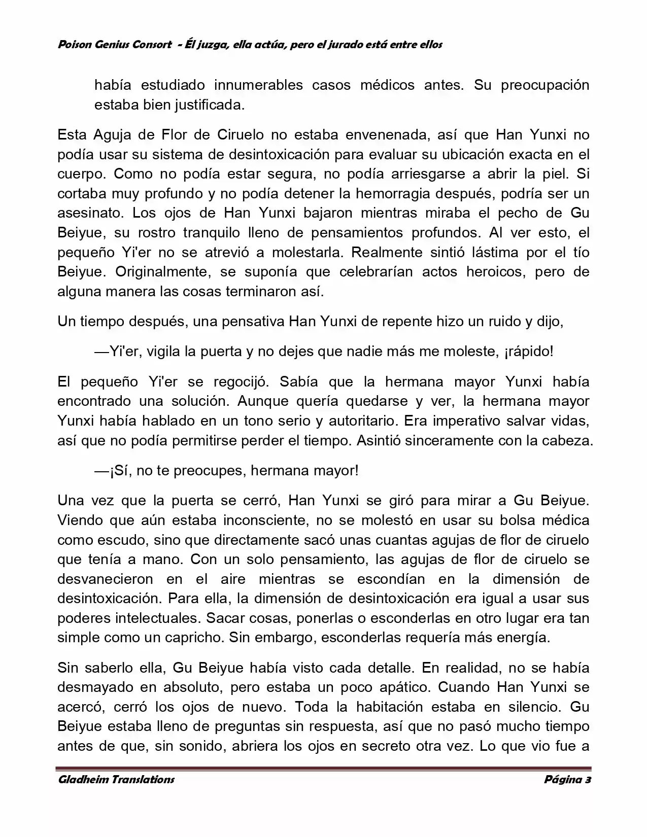 Poison Genious Consort (Novela) - Capítulo 201 - Página 3 - LectorTMOo