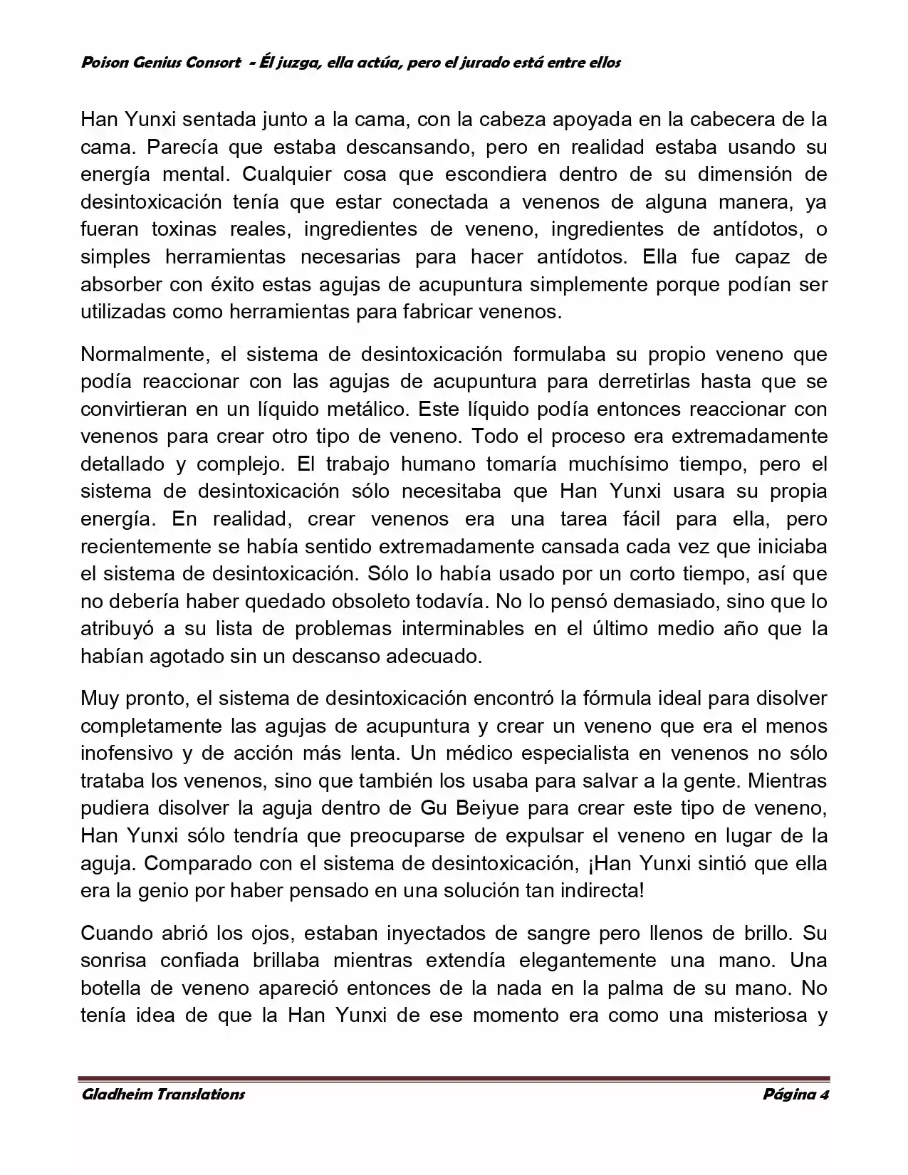 Poison Genious Consort (Novela) - Capítulo 201 - Página 4 - LectorTMOo