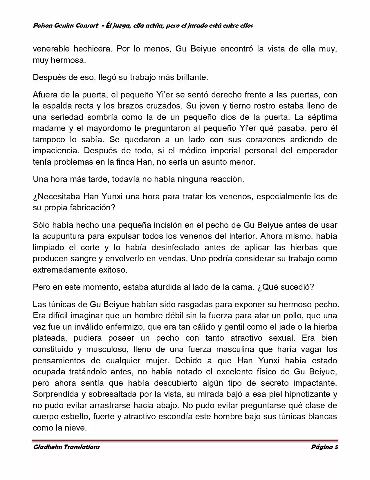 Poison Genious Consort (Novela) - Capítulo 201 - Página 5 - LectorTMOo