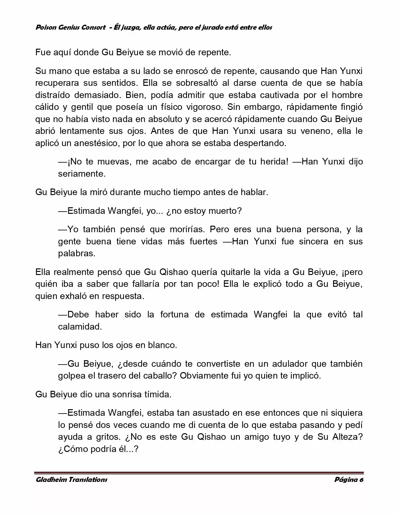 Poison Genious Consort (Novela) - Capítulo 201 - Página 6 - LectorTMOo