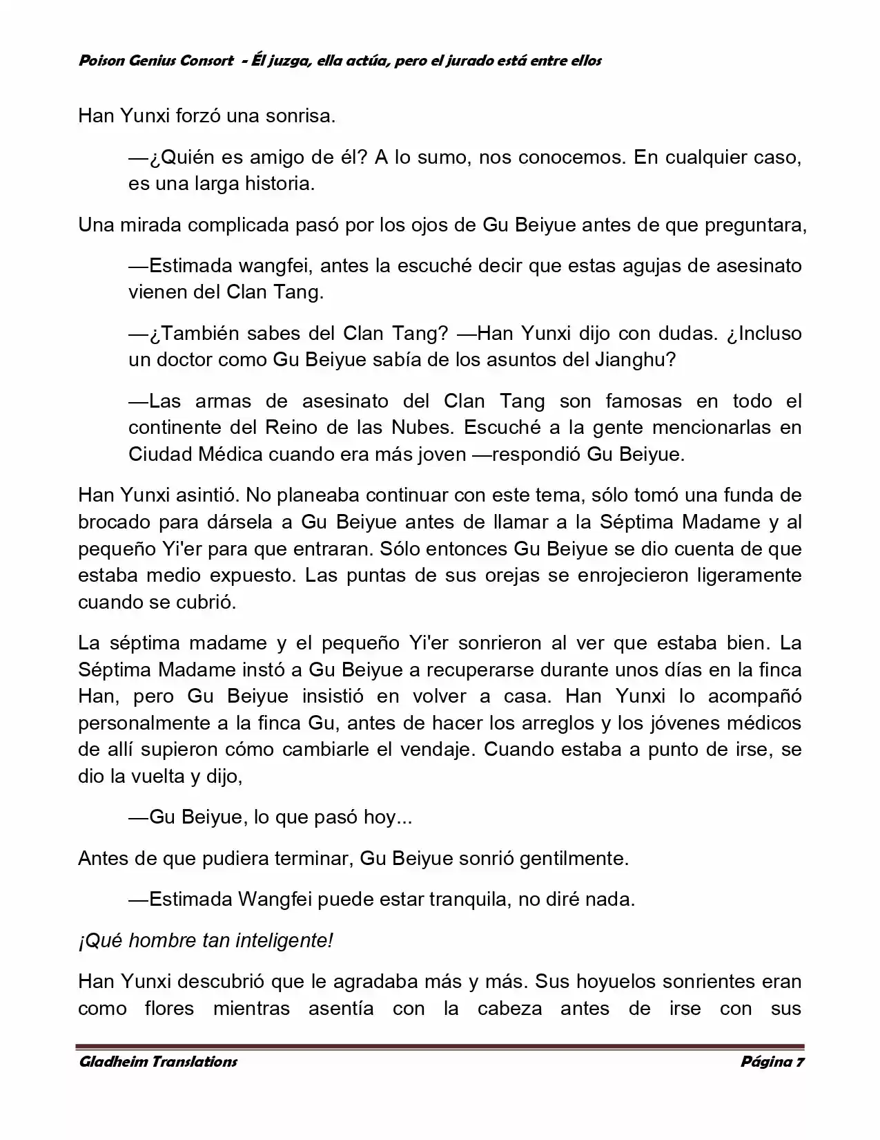 Poison Genious Consort (Novela) - Capítulo 201 - Página 7 - LectorTMOo