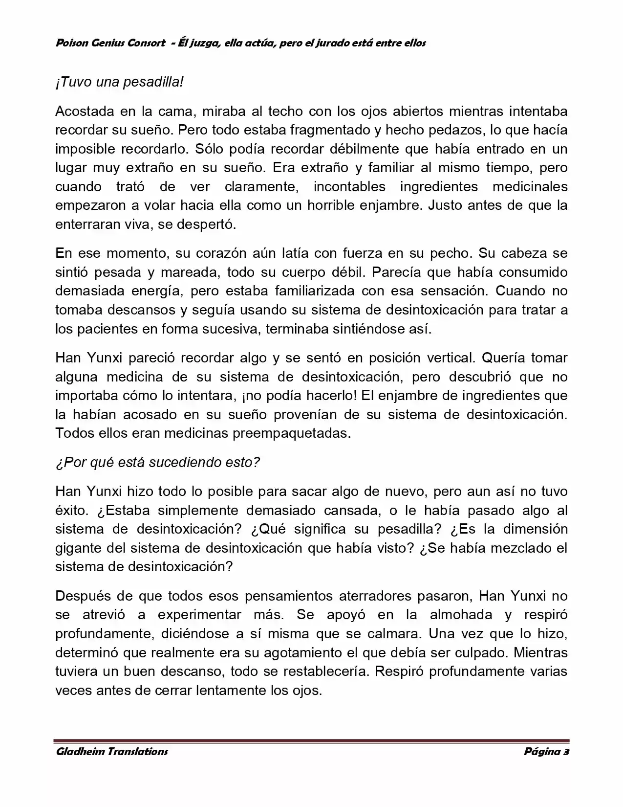 Poison Genious Consort (Novela) - Capítulo 202 - Página 3 - LectorTMOo